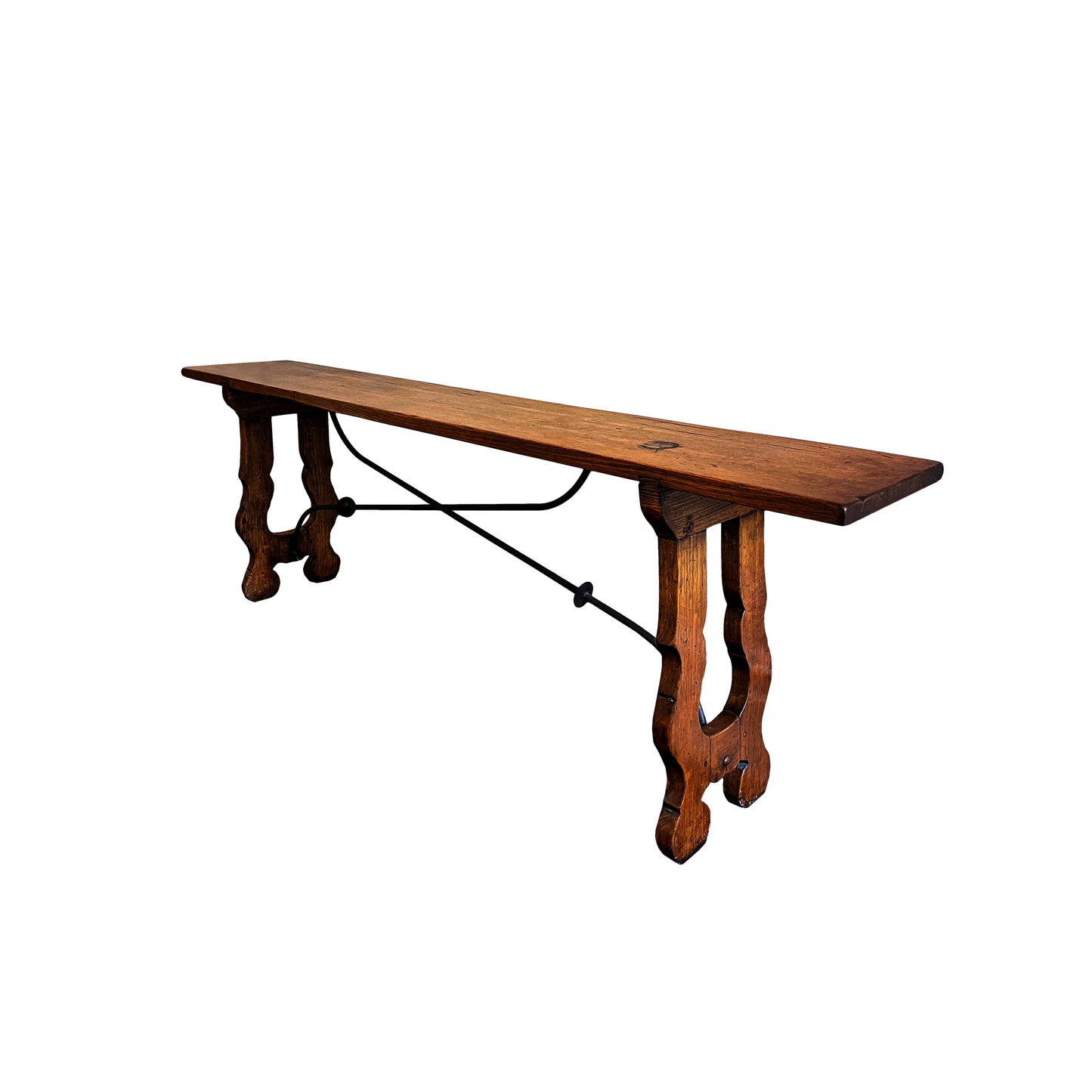Spanish oak console or hallway table