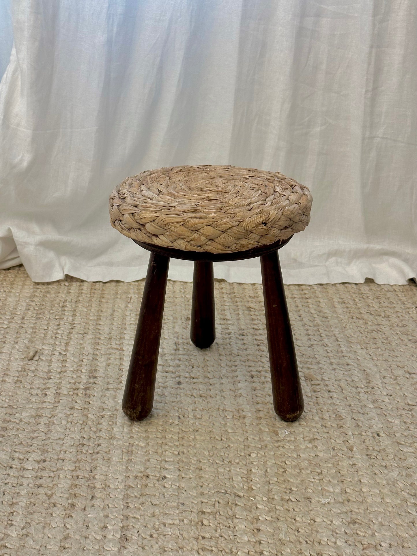 Pair of 20th Century Audoux Minet Style Stools