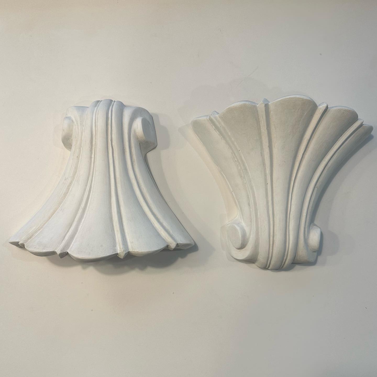 French plaster sconces