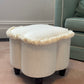 Clover shaped footstool