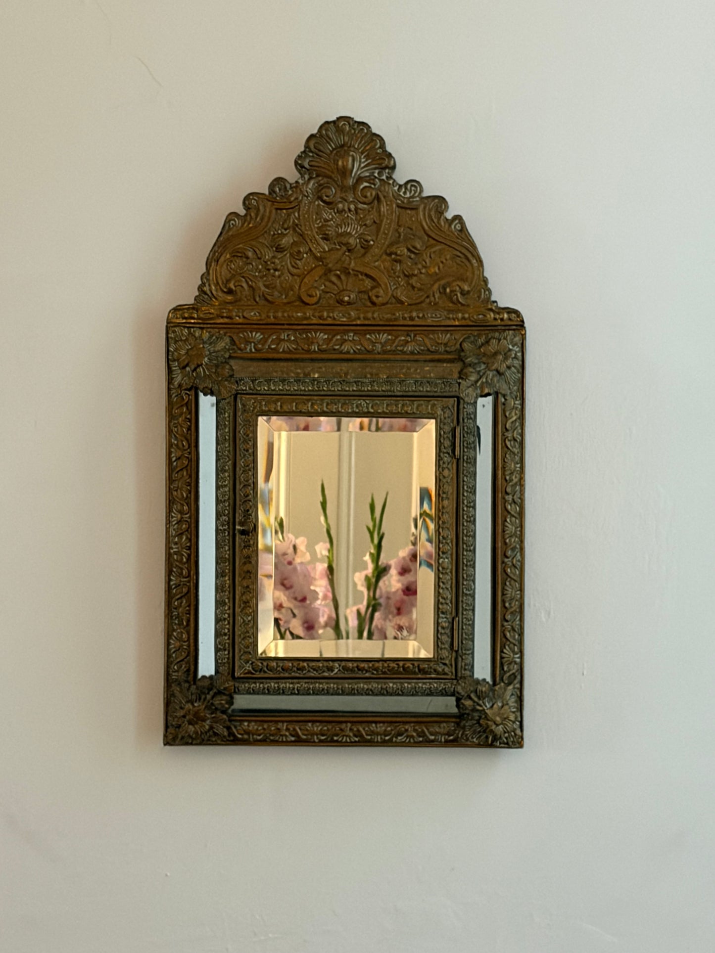 Dutch repousse mirror