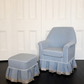 Children’s armchair and ottoman