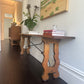 Spanish oak console or hallway table