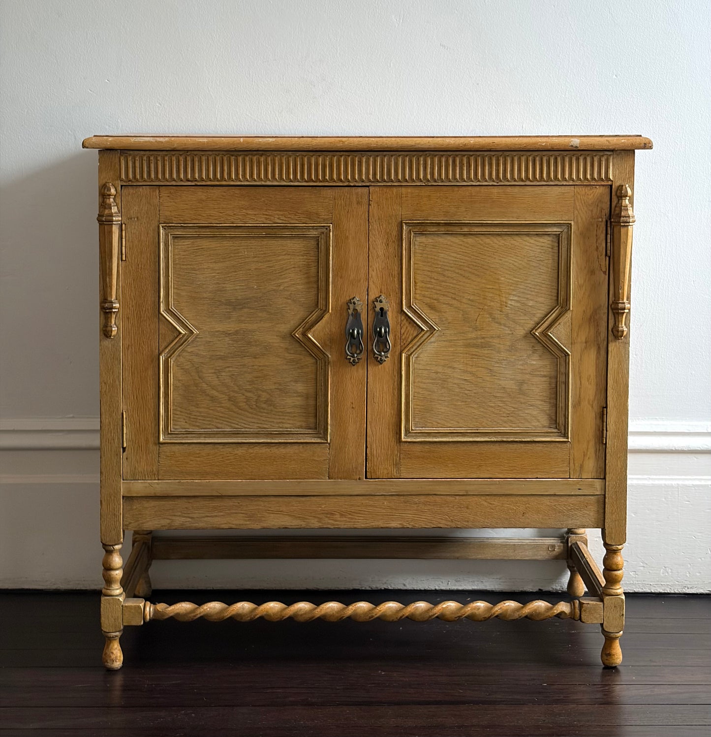 Antique oak cabinet