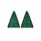 Pair of segmented glass lamps