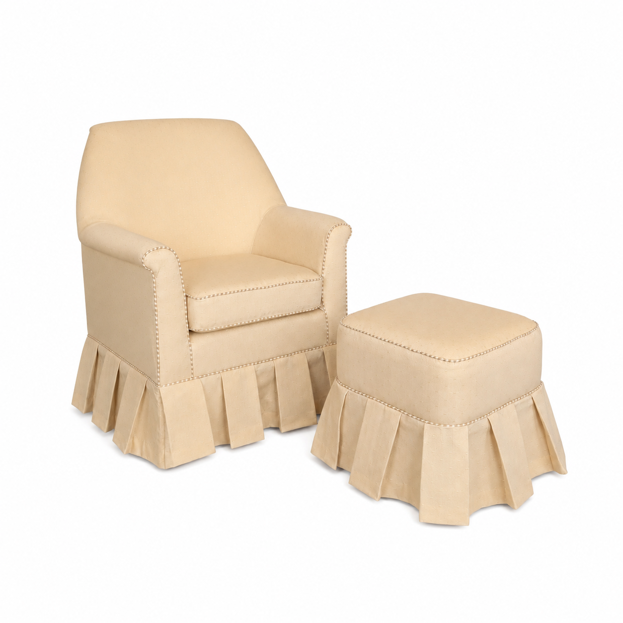 Children’s armchair and ottoman