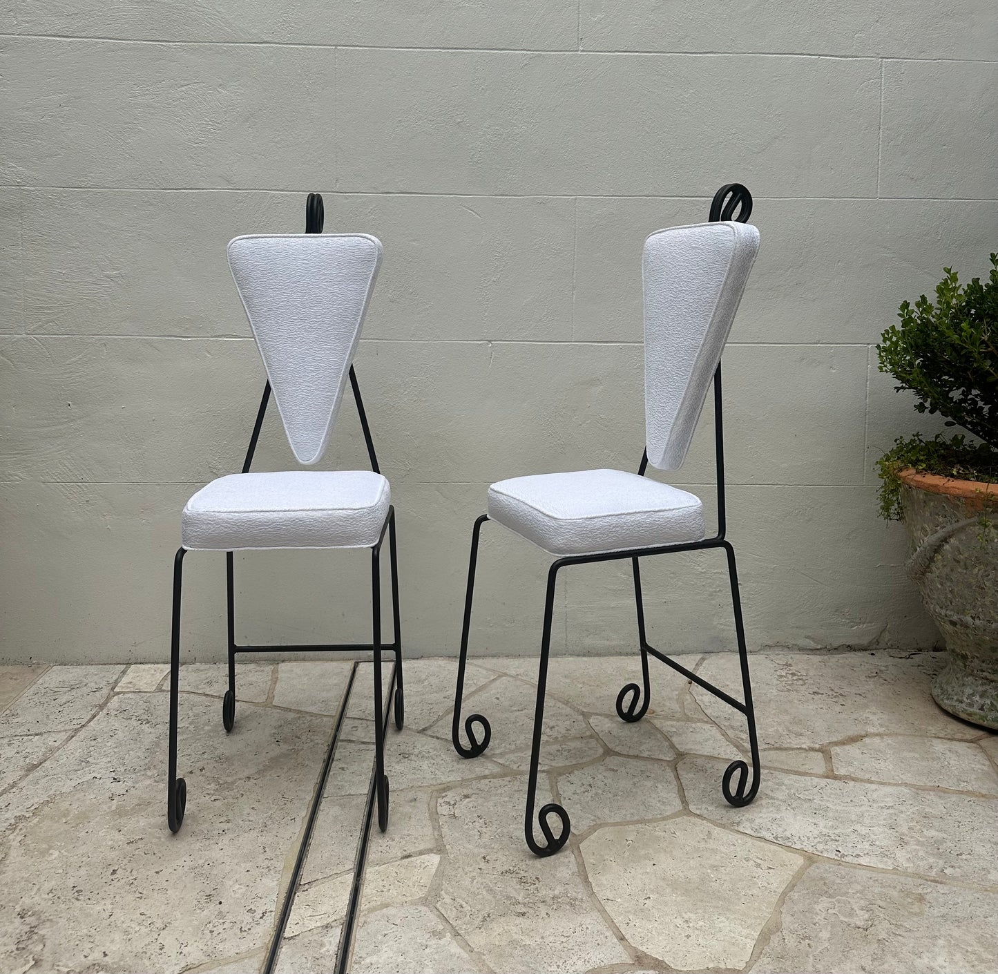 Cushioned chairs
