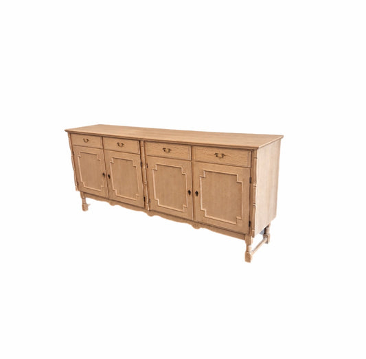 Bleached oak sideboard