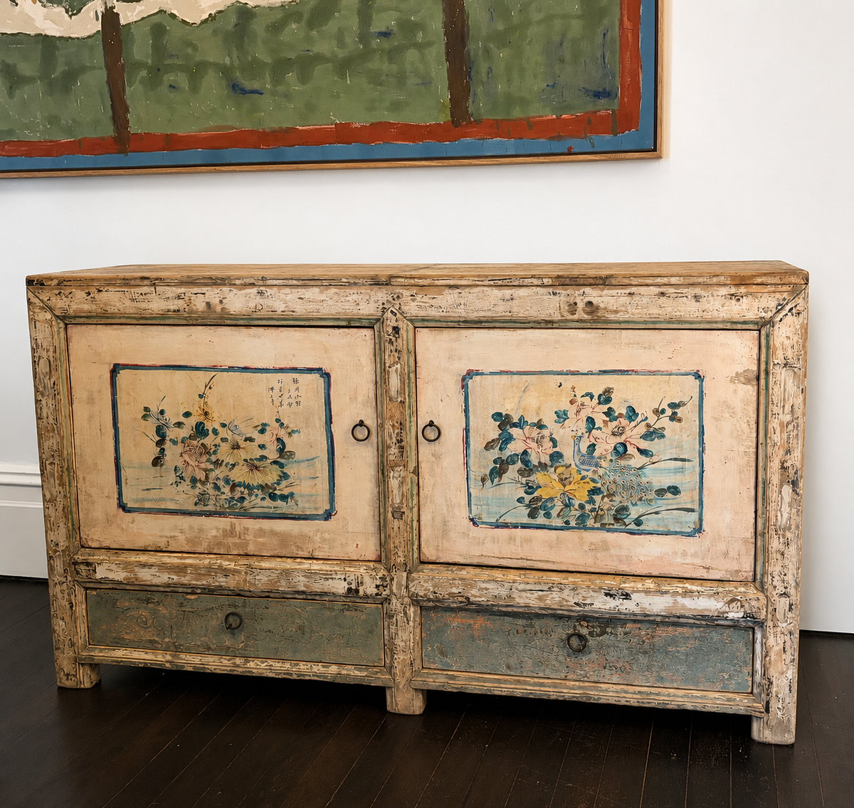 Handpainted sideboard
