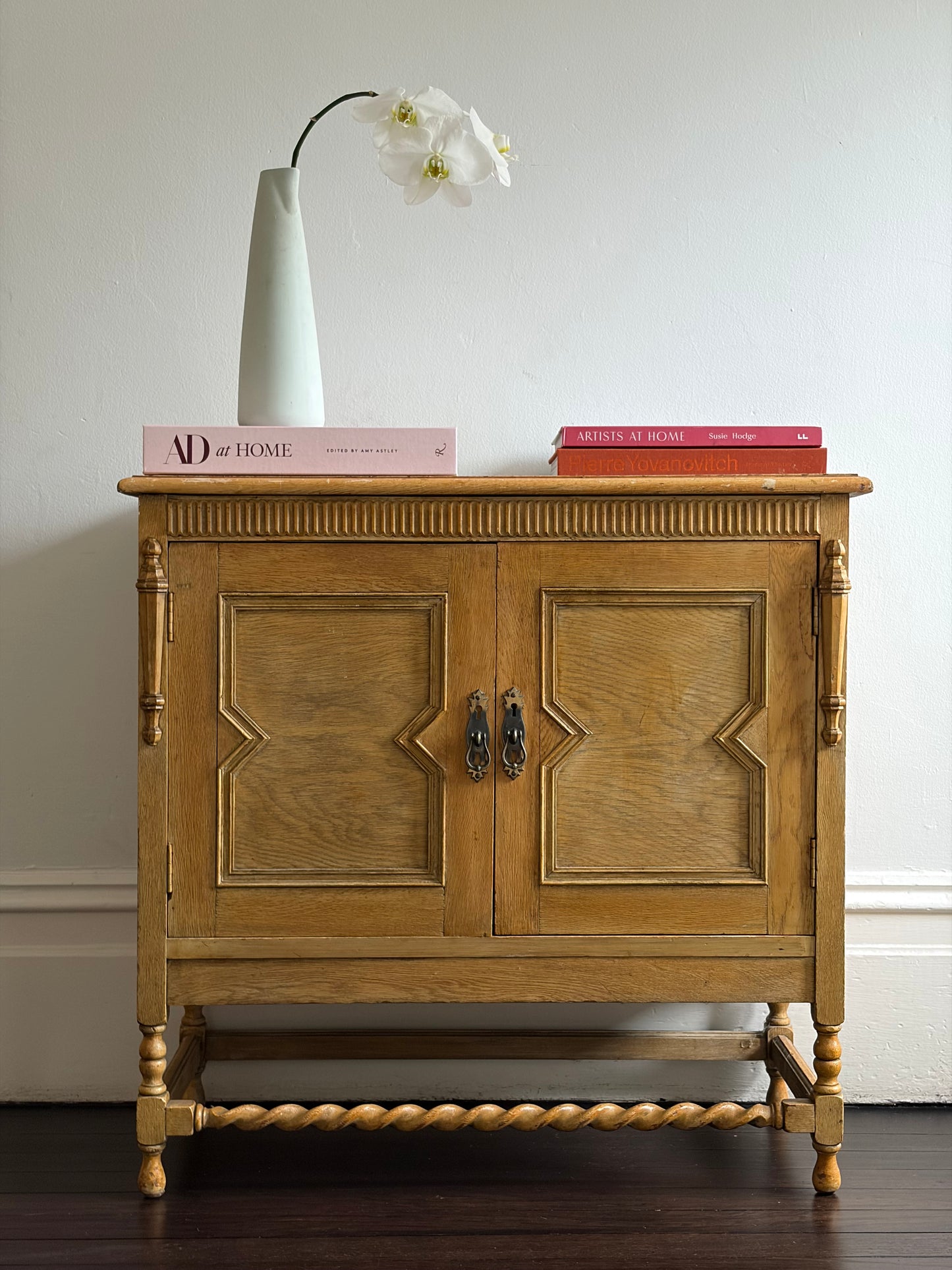 Antique oak cabinet