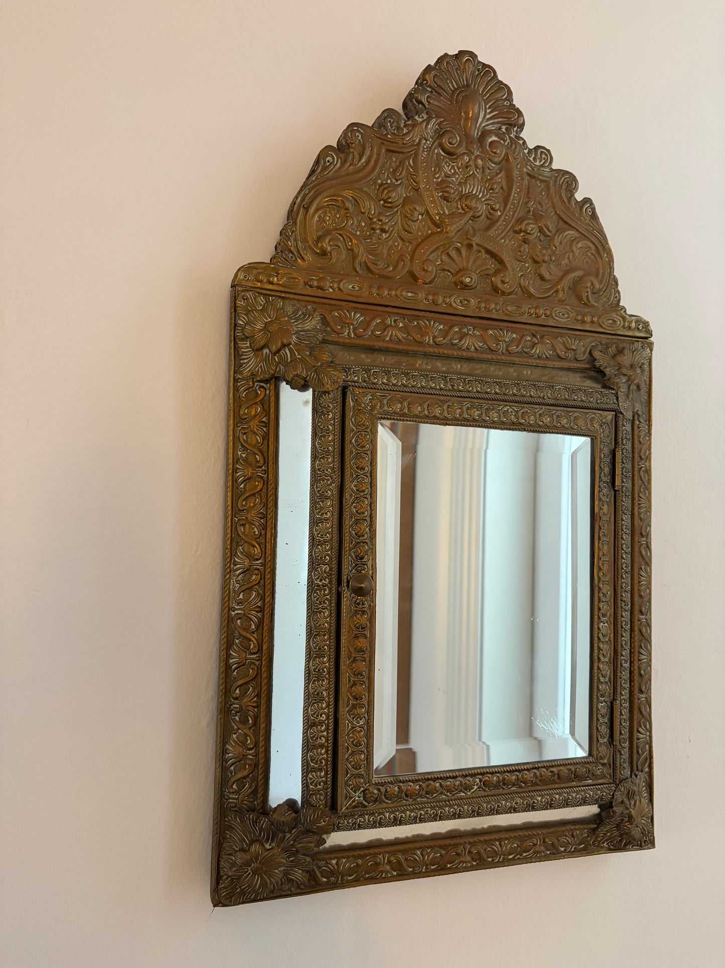 Dutch repousse mirror