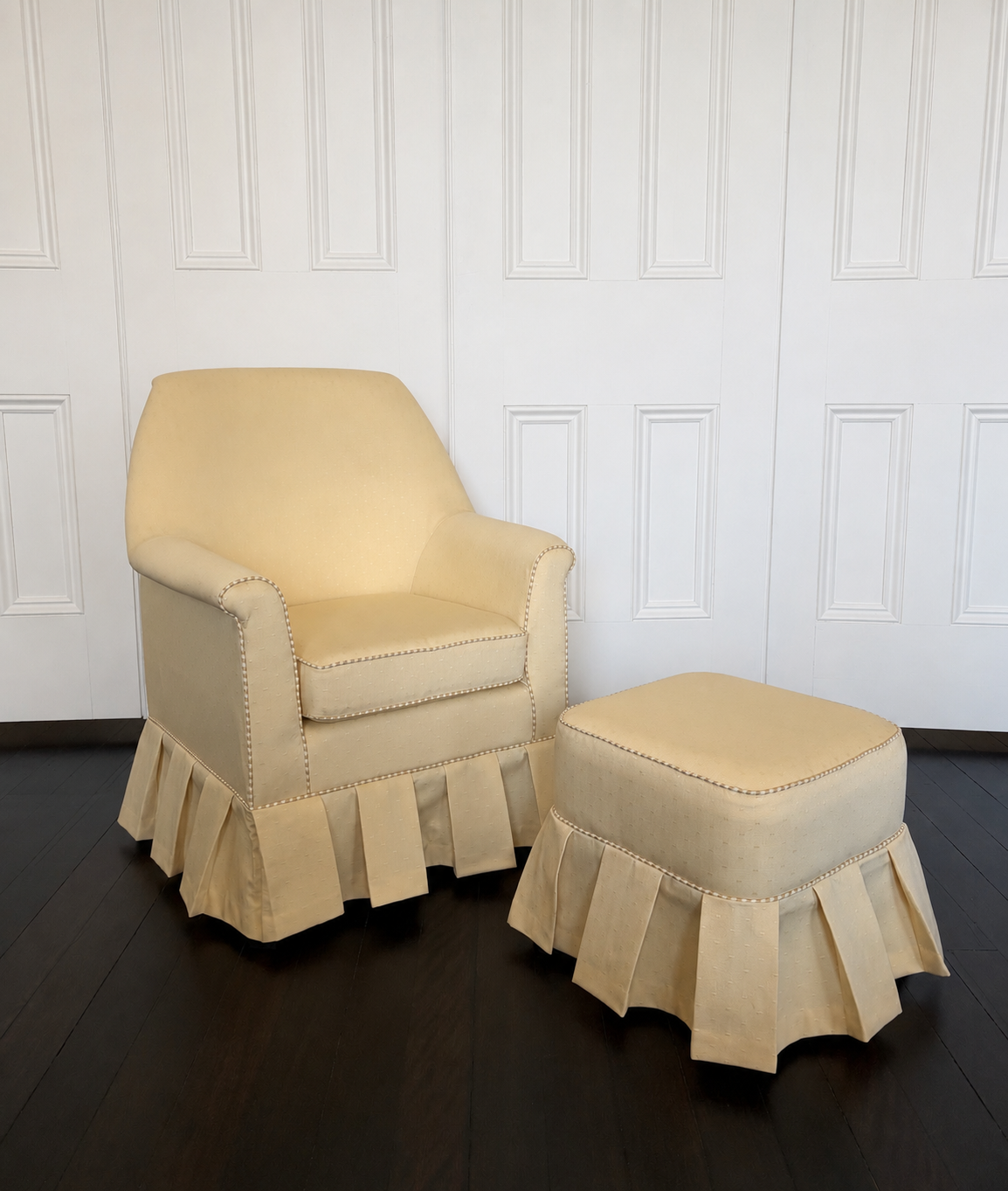 Children’s armchair and ottoman