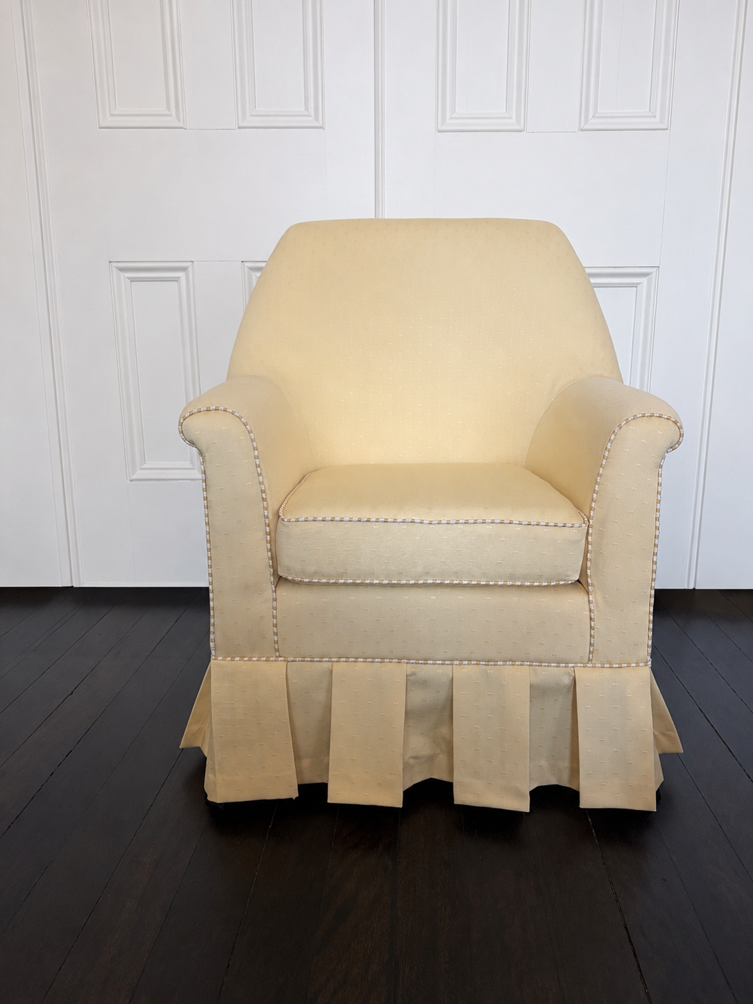 Children’s armchair and ottoman
