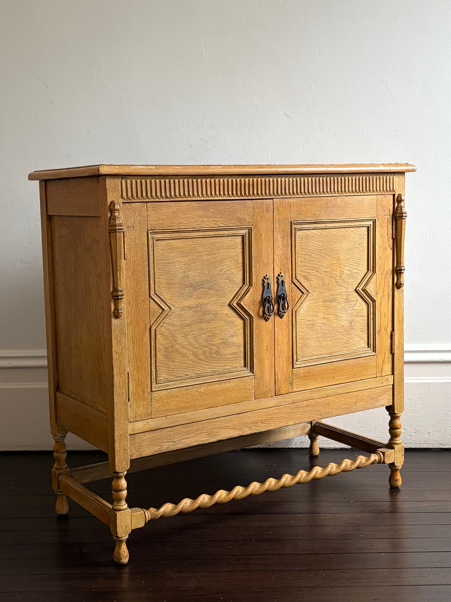 Antique oak cabinet
