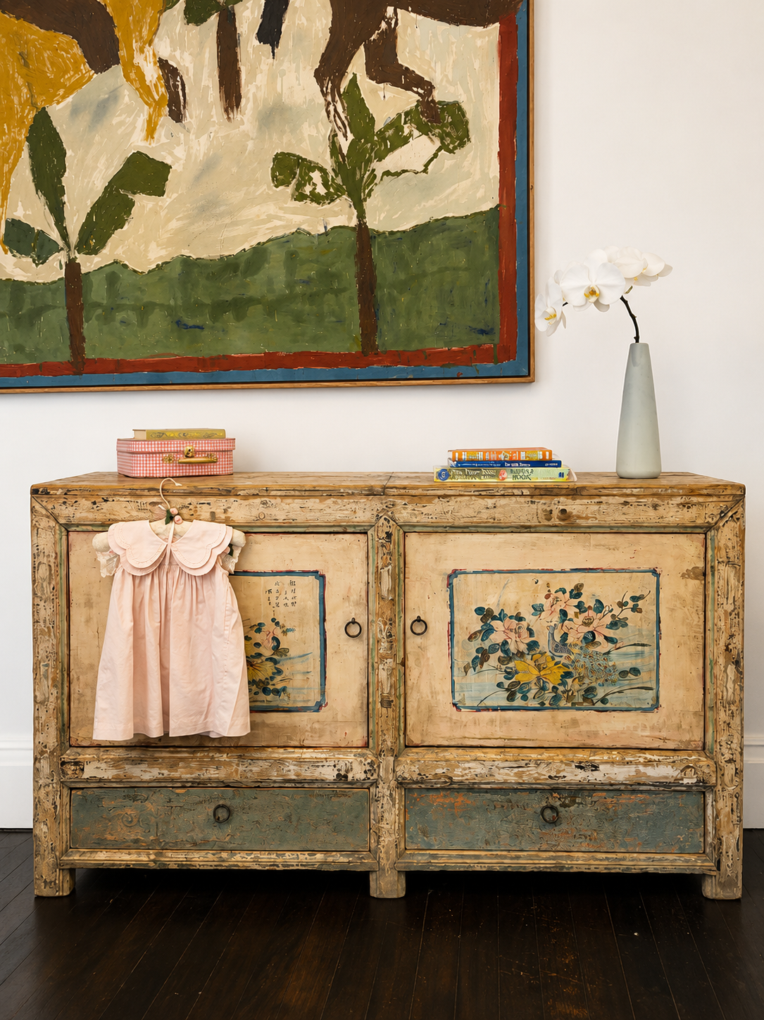 Handpainted sideboard