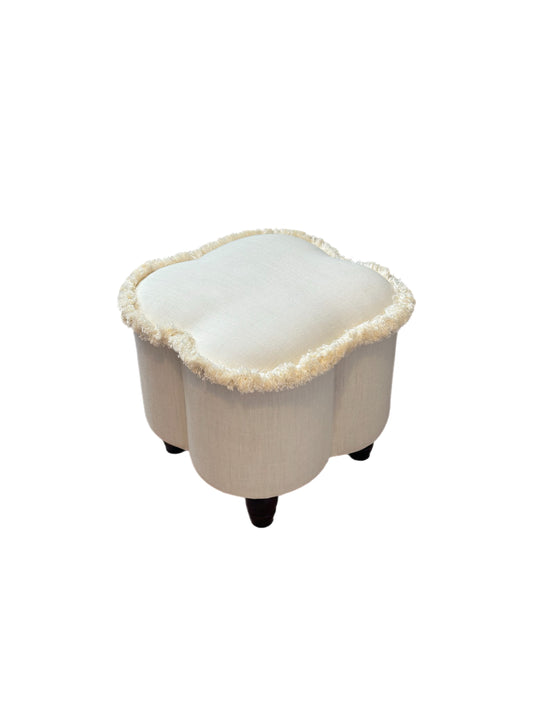 Clover shaped footstool
