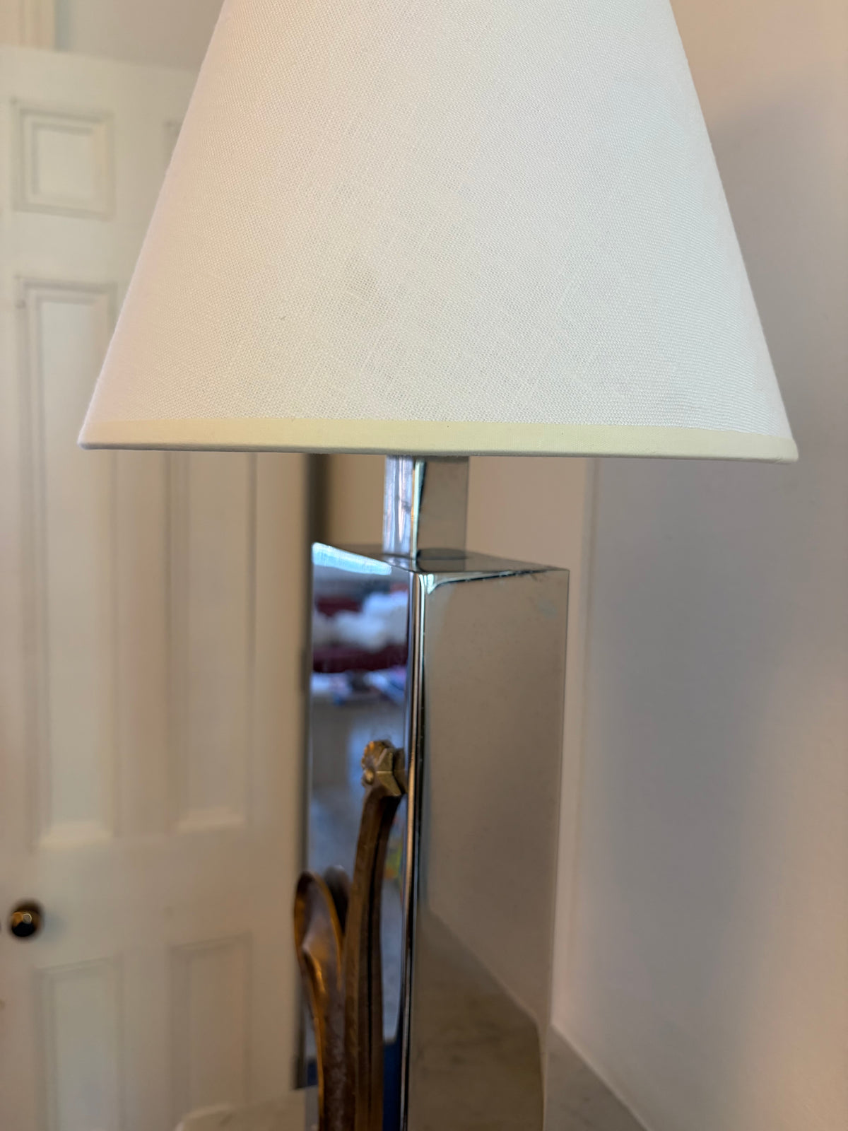 French lamp attributed to Maison Charles