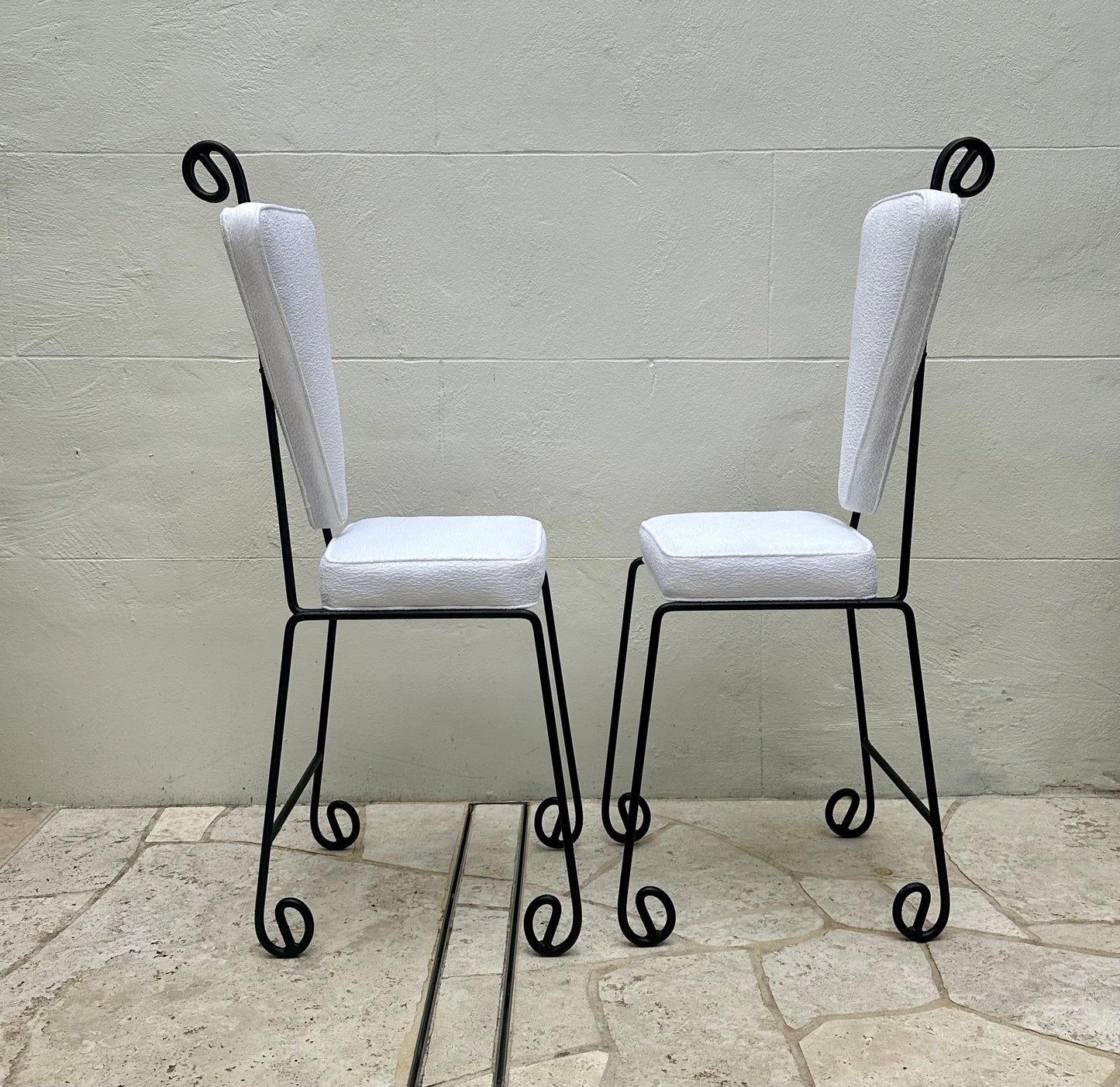 Cushioned chairs