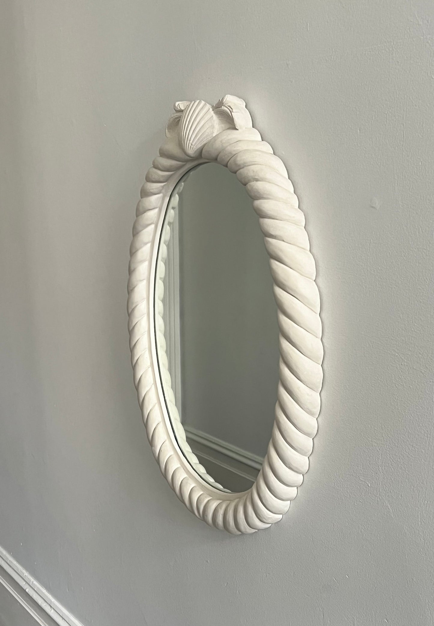 French plaster mirror