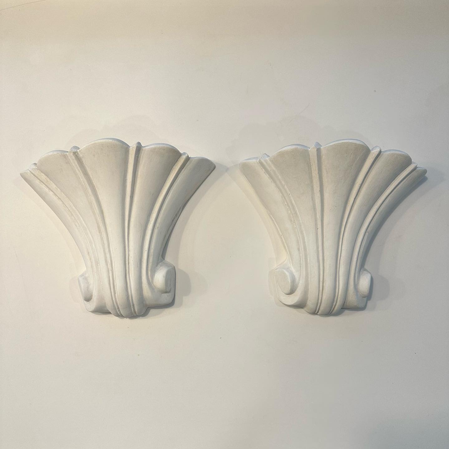 French plaster sconces